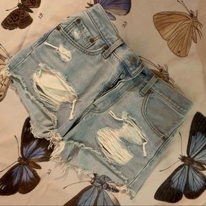 size 24 levi 501 high-rise jean shorts